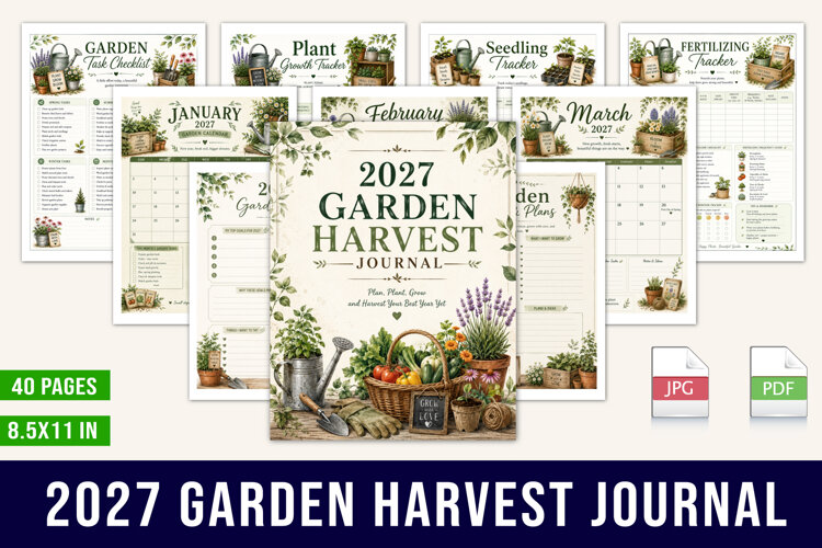 2027 Garden Harvest Journal example image 1