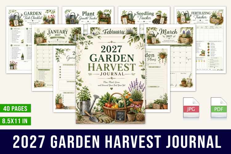 2027 Garden Harvest Journal