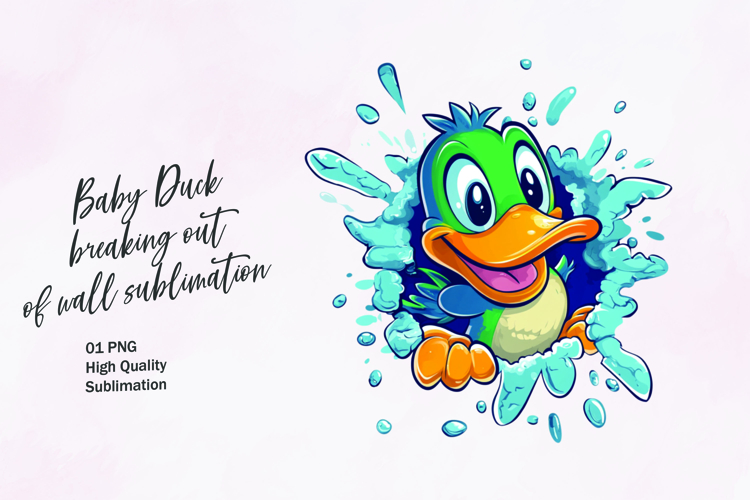 Cute Duck Clipart Image 12