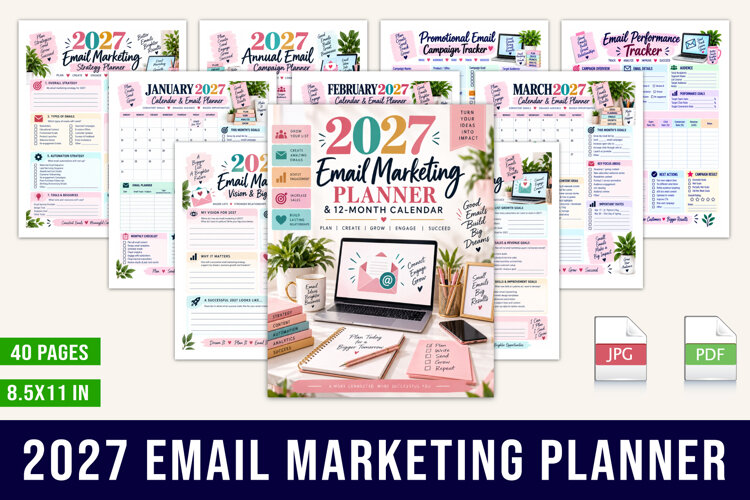 2027 Email Marketing Planner example image 1
