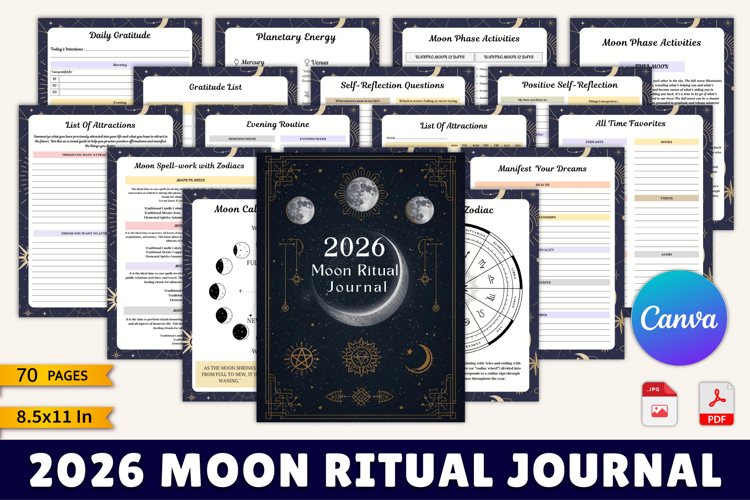 2026 Moon Ritual Journal