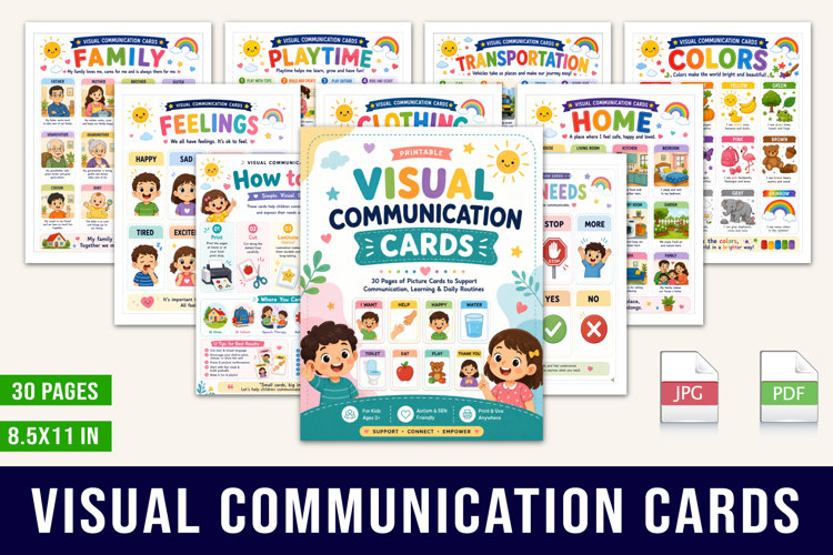 Visual Communication Cards