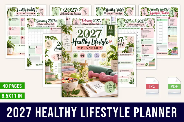 2027 Healthy Lifestyle Planner