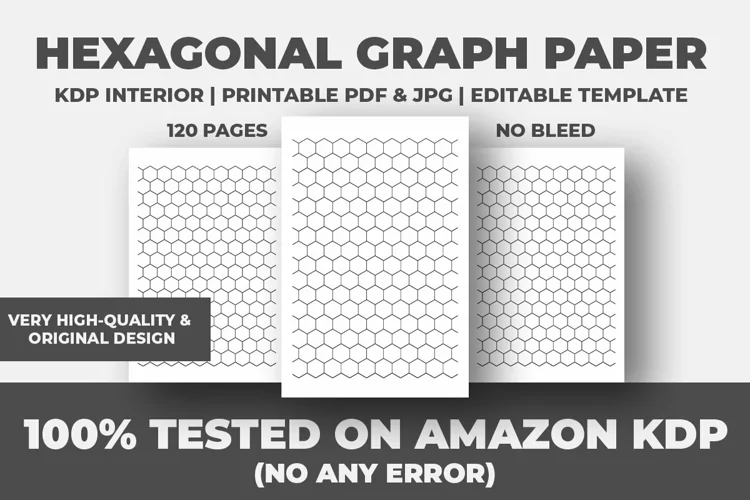 Hexagonal Graph Paper KDP Interior