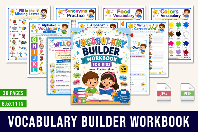 Vocabulary Builder Workbook example image 1