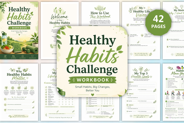 Healthy Habits Challenge Workbook