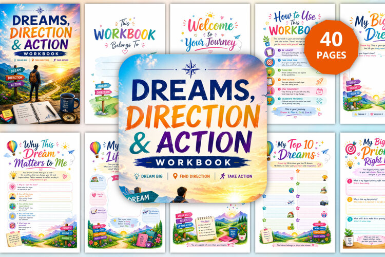 Dreams, Direction & Action Workbook example image 1