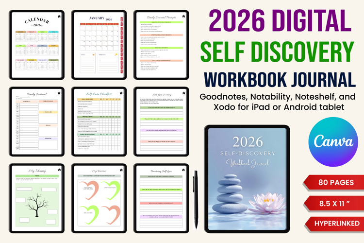2026 Digital Self Discovery Workbook