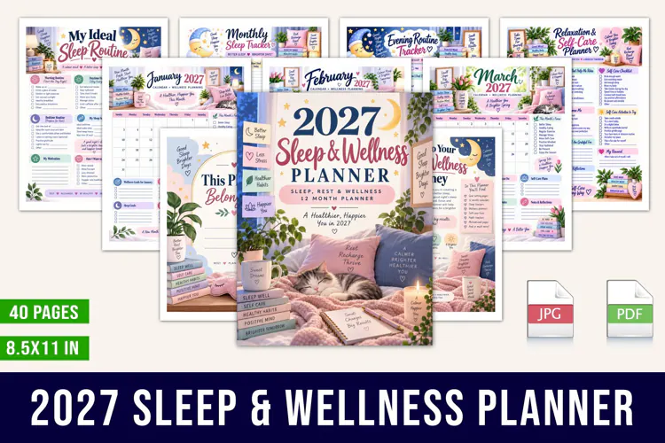 2027 Sleep & Wellness Planner