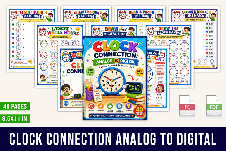 Clock Connection: Analog to Digital example image 1