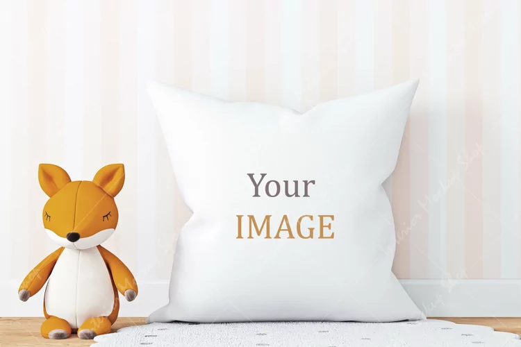 Mockup White Pillow in JPG | Craft Mockups