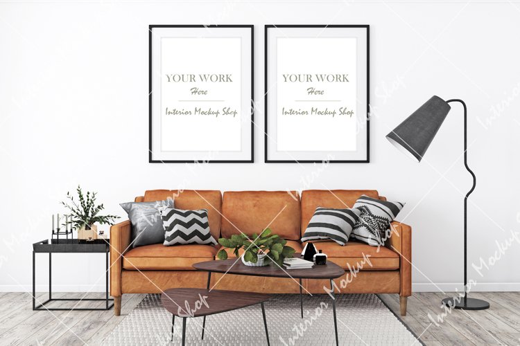 Frame Mockup Living Room example image 1