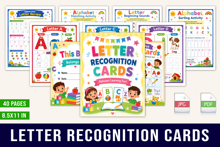 Letter Recognition Cards