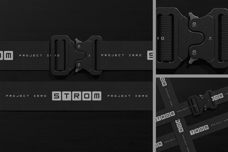 Tactical Buckle Belt Mockup
