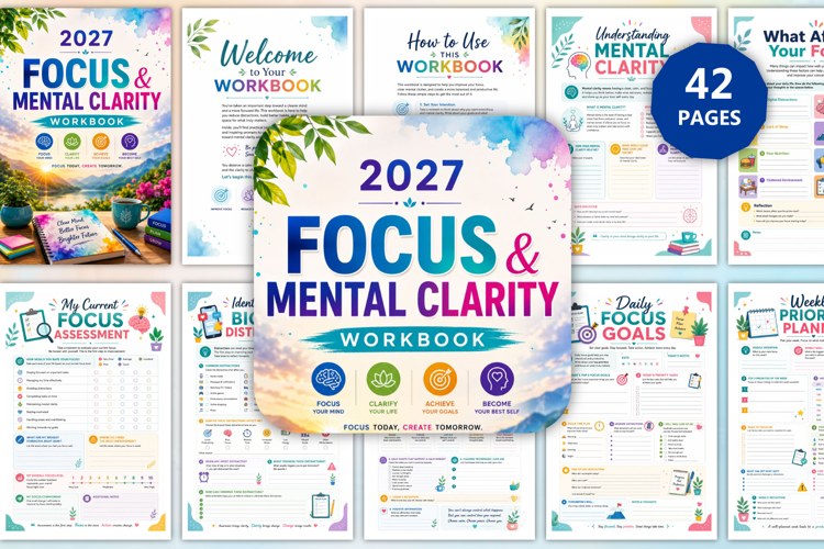 2027 Focus & Mental Clarity Workbook