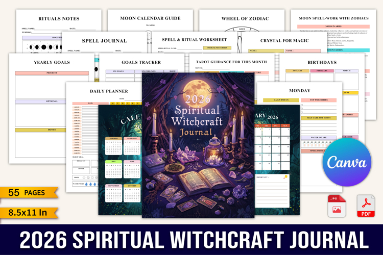 2026 Spiritual Witchcraft Journal