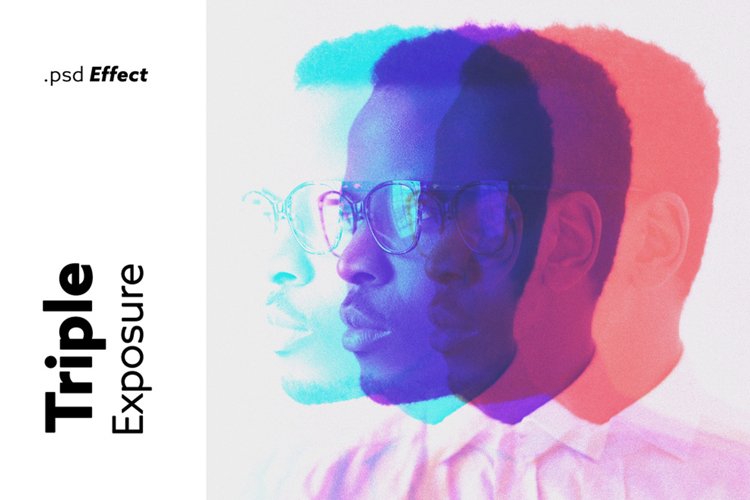 Triple Color Exposure Photo Effect example image 1