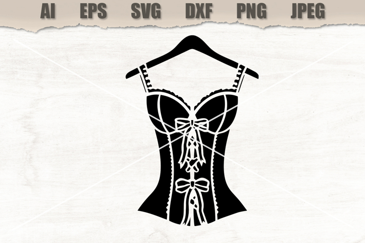 Stencil Vintage Corset Lingerie