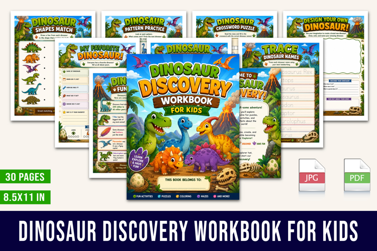 Dinosaur discovery Workbook