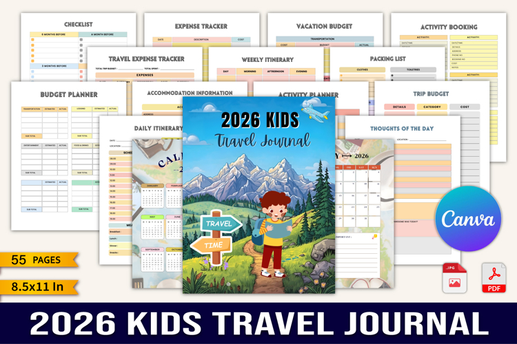 2026 Kids’ Travel Journal