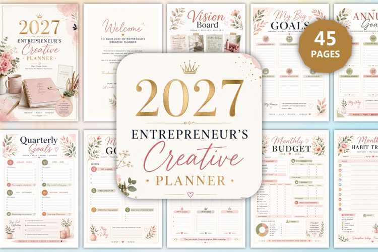2027 Entrepreneur’s Creative Planner