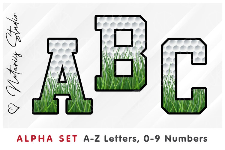 Golf Font Image 2