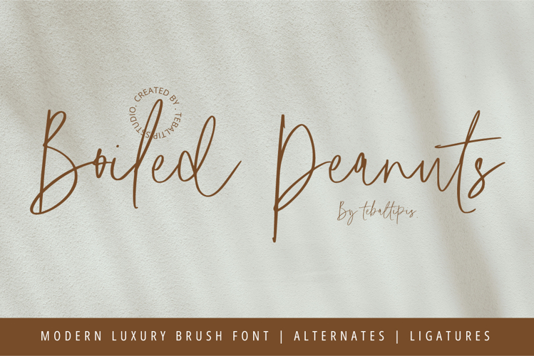 Boiled Peanuts Signature