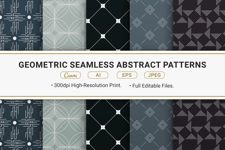 Geometric Seamless Pattern Image 11