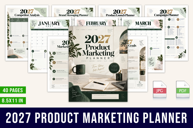 2027 Product Marketing Planner