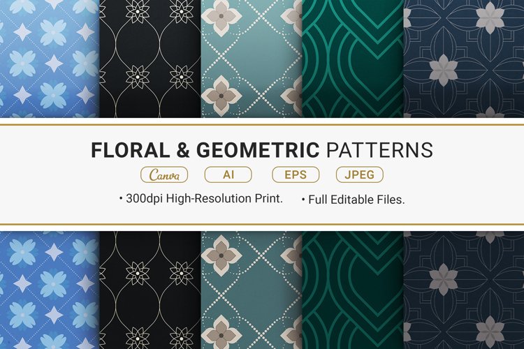 Geometric Seamless Pattern Image 8