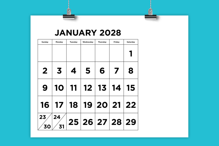 Blank Calendar Templates Image 6