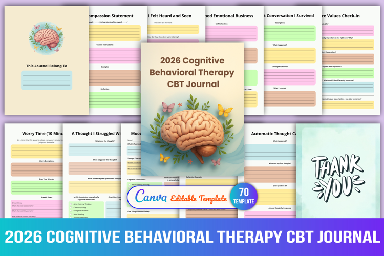 2026 Cognitive Behavioral Therapy CBT Journal