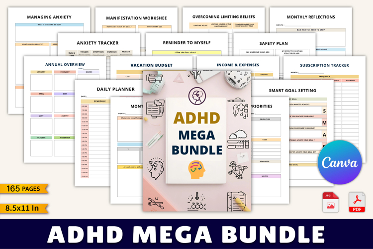 ADHD Mega Bundle Planner