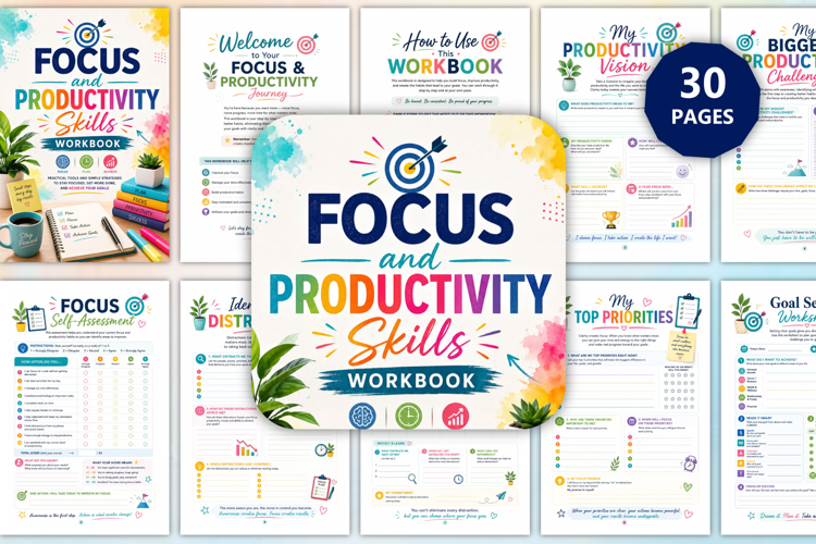 Focus and Productivity Skills Workbook