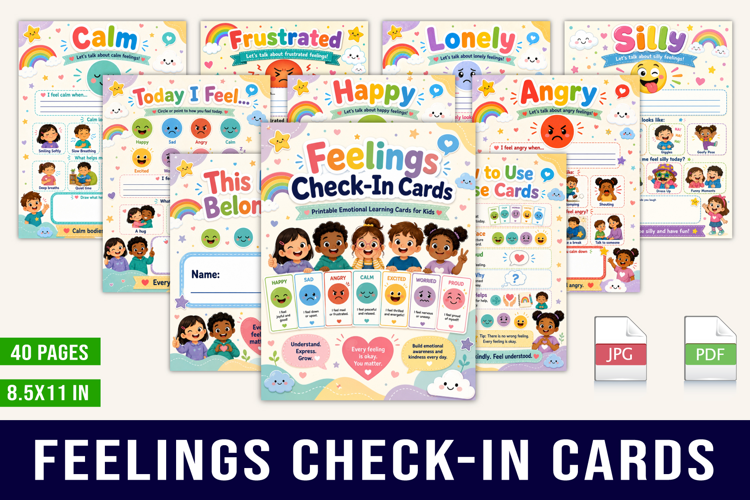 Feelings Check-In Cards