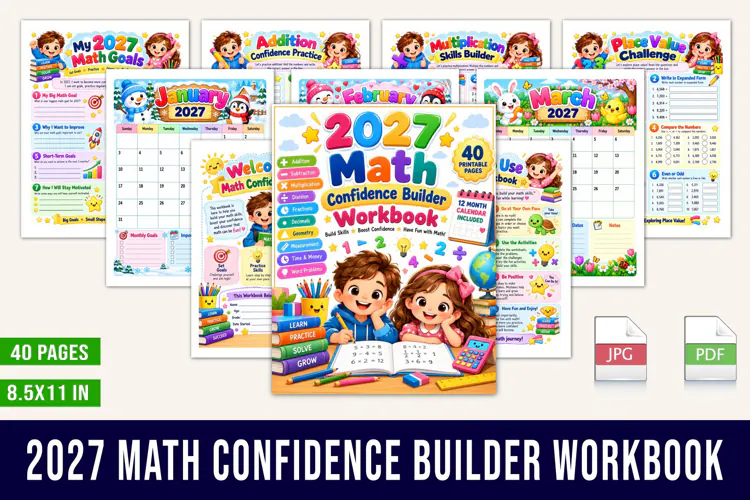 2027 Math Confidence Builder Workbook