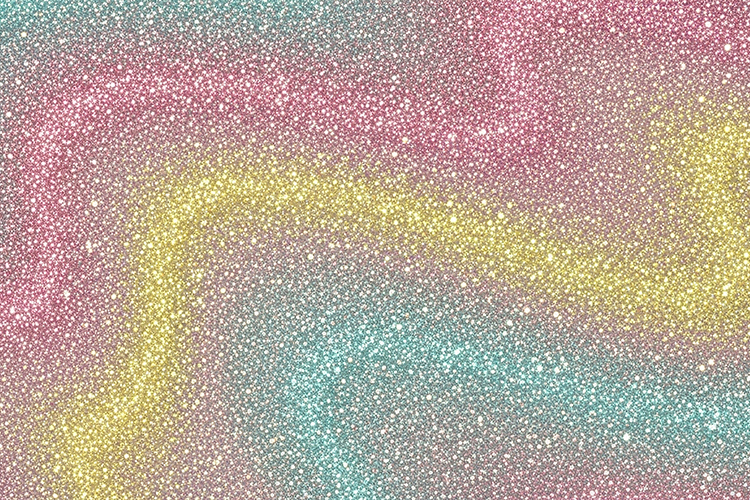 Yellow Glitter Background Image 4
