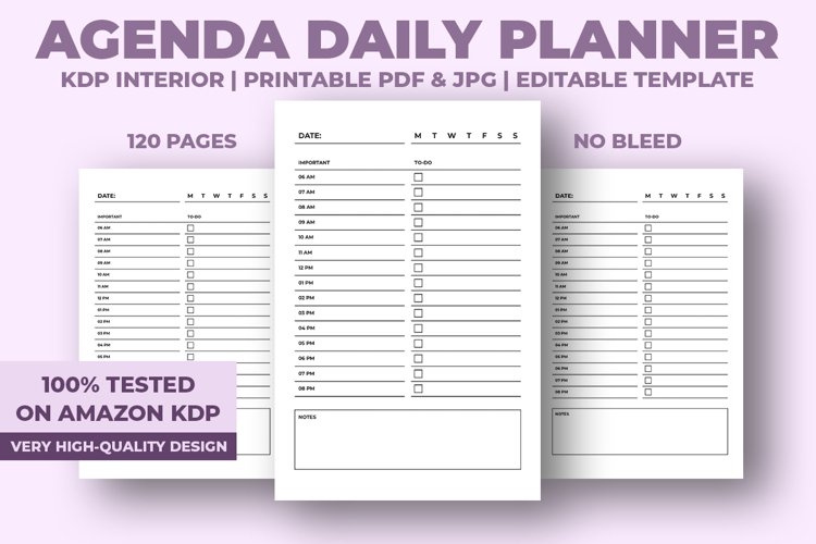 Daily Agenda Template Image 11