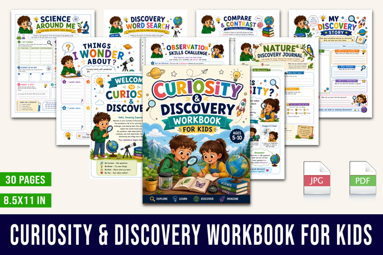 Curiosity & Discovery Workbook for Kids