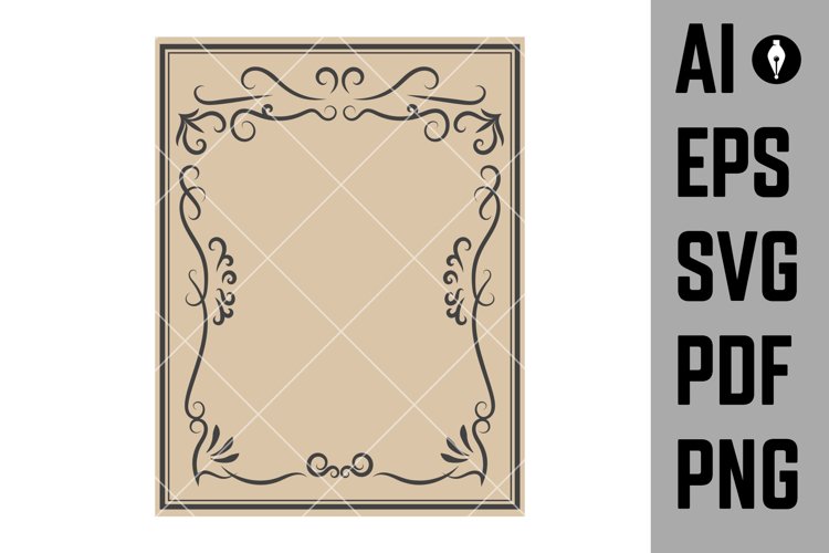 Vintage Frame Clipart Image 10