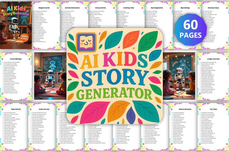 AI Kids Story Generator 1000 Prompts