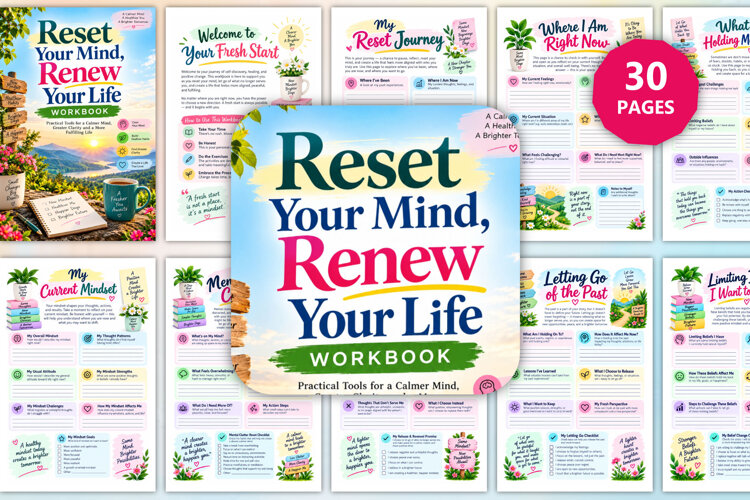 Reset Your Mind, Renew Your Life Workbook example image 1