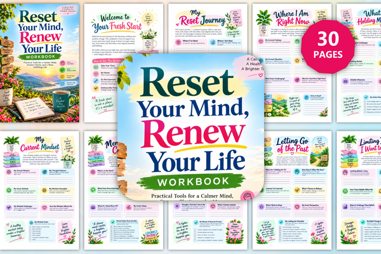 Reset Your Mind, Renew Your Life Workbook