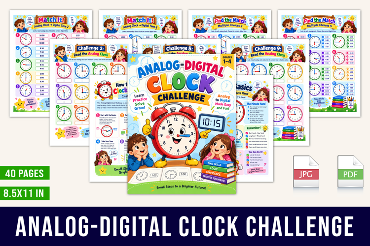 AnalogDigital Clock Challenge