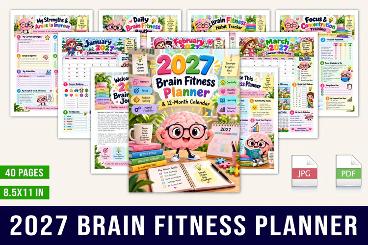 2027 Brain Fitness Planner