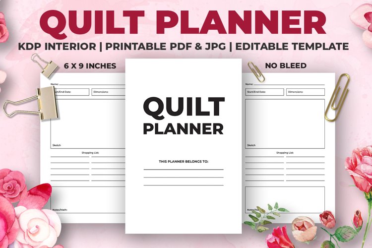 Quilt Planner KDP Interior