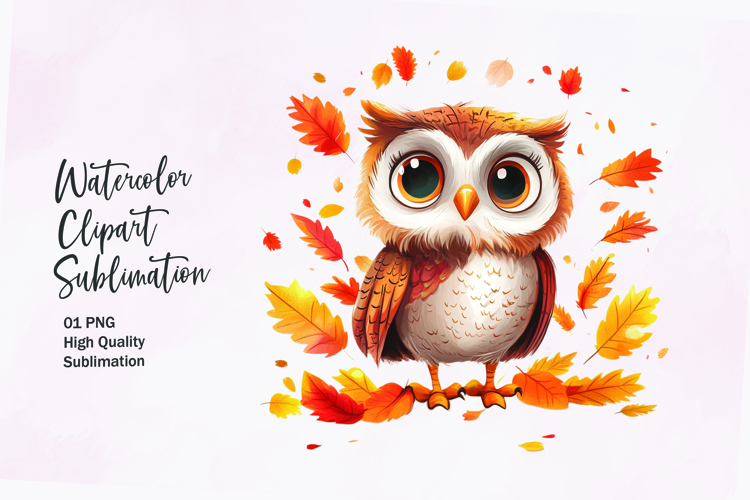 Watercolor Leaves Clipart Image 17