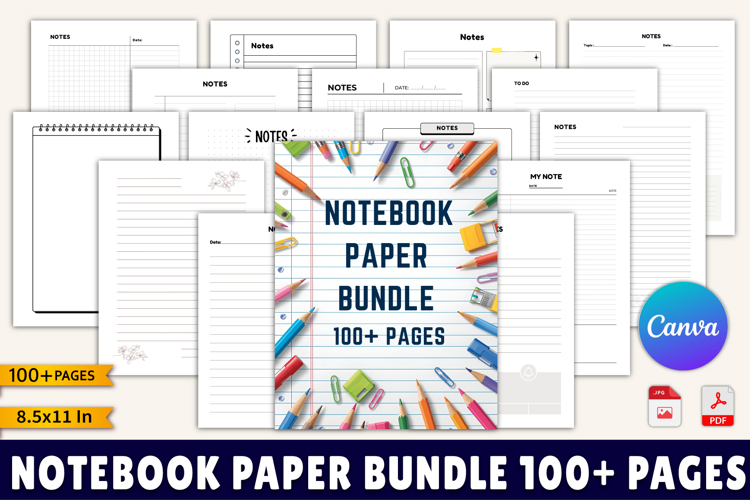 Notebook Paper Bundle