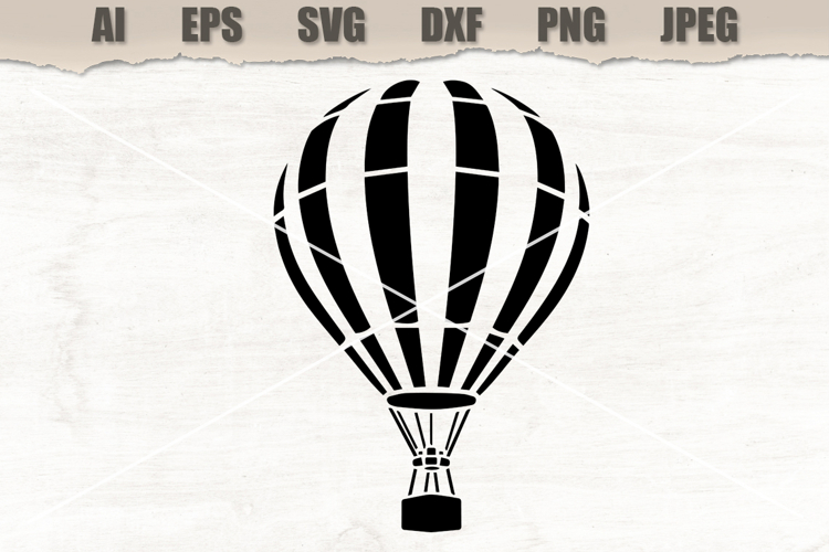 Hot Air Balloon Silhouette Image 9
