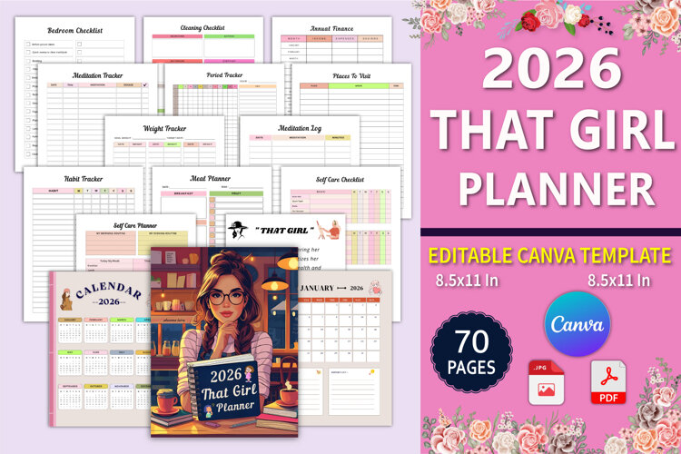 2026 That Girl Planner example image 1